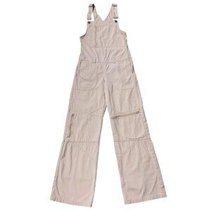 90s y2k vintage rave overalls wideleg cargo utility panelled Armor Jeans.